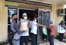Dinas PMTK Bagikan Bantuan Beras