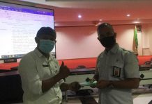 Penyerahan Brosur / Pamflet DPMTK Kepada Camat Singkawang Tengah