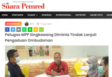 Suara Pemred Kalbar : Petugas MPP Singkawang Diminta Tindak Lanjuti Pengaduan Ombudsman