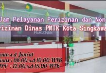 Jam Pelayanan Pada Dinas PMTk