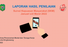 Laporan Hasil Penilaian SKM TM I 2022