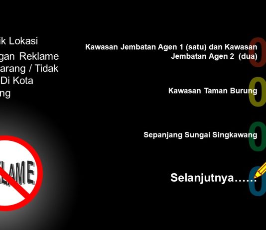 Lokasi Pemasangan Reklame Yang Di Larang