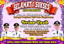 Selamat atas Pelantikan Pj. Wali Kota Singkawang