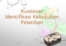 Kuisioner Identifikasi Kebutuhan Pelatihan