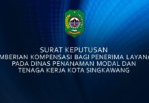 SK PEMBERIAN KOMPENSASI BAGI PENERIMA LAYANAN