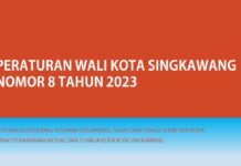 PERATURAN WALI KOTA SINGKAWANG NOMOR 8 TAHUN 2023