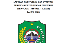 Laporan Pengduan Perizinan Tw 1 Tahun 2025