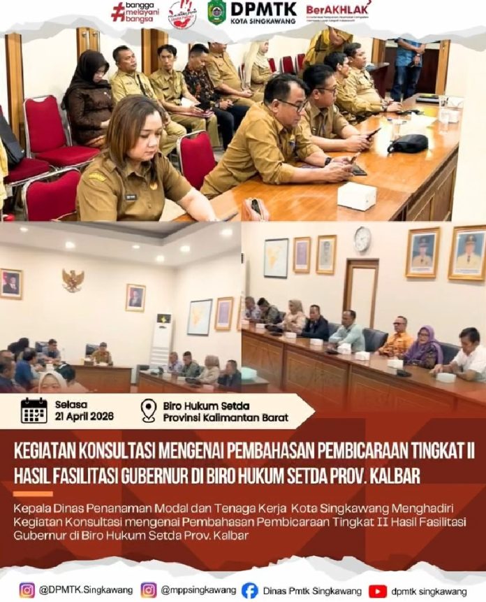 🗓️ 21 April 2026📍 Biro Hukum Setda Provinsi Kalimantan BaratKegiatan Konsultasi Mengenai Pemba