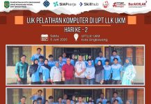 Uji Kompetensi Keahlian (UJK) Pelatihan Komputer UPT LLK UKM